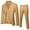 Khaki, variant on WOYY Boy Tuxedo Outfits Long Sleeve Blazer Vest Trousers 3-Piece Suit Set, Sizes 1-14