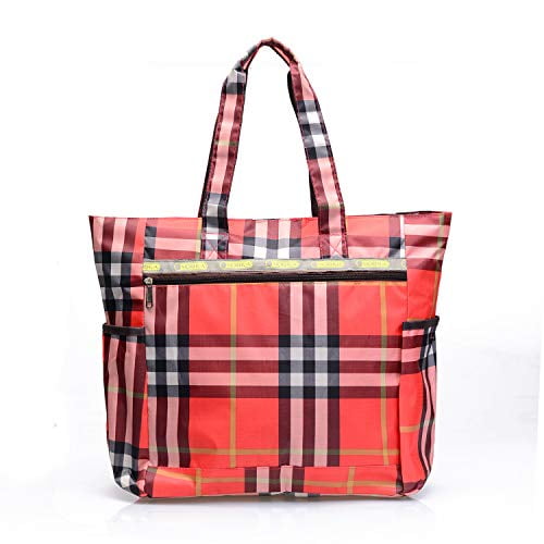 Nylon Large Lightweight Tote Bag Shoulder Bag for Gym ...
