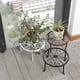 thumbnail image 5 of [Yue Xinghui] Balcón De Hierro Forjado Estante De Maceta De Flores De Piso A Techo Soporte De Flores De Bonsái Blanco ANGGREK No, 5 of 7