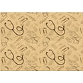 thumbnail image 1 of Ahgly Company Indoor Rectangle Patterned Caramel Brown Area Rugs, 3' x 5', 1 of 6