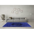 thumbnail image 3 of Ahgly Company Indoor Square Persian Blue Bohemian Area Rugs, 6' Square, 3 of 4