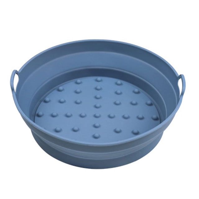 Tapis de Friteuse Réutilisable en Silicone Écologique Pliable pour Four Micro-Ondes Plateau de Cuisson Fournitures de Cuisine