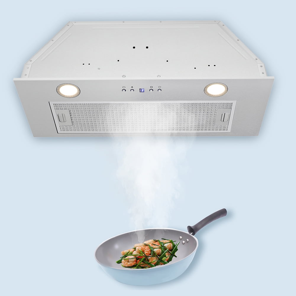 Kepooman Built-in/Insert Range Hood with 5 Levels Wind-force 1.5W LED Lamps, Remote Control Available, Silver Kepooman Built-in/Insert Range Hood with 5 Levels Wind-force 1.5W LED Lamps, Remote Control Available, Silver