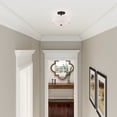 thumbnail image 6 of Livex Lighting - Meridian - 2 Light Semi-Flush Mount In Transitional Style-8.25, 6 of 16