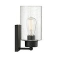 thumbnail image 5 of Trade Winds Edgewood Wall Sconce in Matte Black, 5 of 5