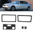 thumbnail image 3 of Car 4Pcs/Set Interior Carbon Fiber Rear Air Condition Vent Cover Trim Left Hand Driving Fit for 5 Series E60 2005-2010, 3 of 8