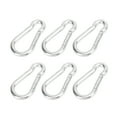 thumbnail image 4 of Gancho de Primavera, Galvanized Hierro Resistente al Calor A Prueba de Óxido 3.15 Pulgadas Long Rapid Desconexión Catabiner Clip 6pcs Para Subir Rescate de Elevació, 4 of 7
