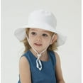 thumbnail image 5 of Kids Bucket Hats Summer Sun Protection Hat for Toddler Wide Brim Beach Cap for Boys Girls, 5 of 8