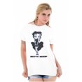 thumbnail image 3 of Classic Betty Boop Cartoon Glitch Short Sleeve Women's Graphic Tee Brisco Brands S, 3 of 5