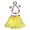 Yellow, variant on jiaroswwei 1 Set Hawaiian Luau Hula Skirts, 1PC Grass Skirt + Head Garland + Choker Garland + Hand Garlands Hibiscus, Flowers Birthday Tropical Party Decorations Favors Supplies