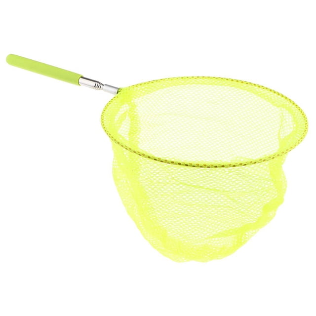 Extendable Kids Catcher Telescopic Mesh Outdoor Toy Outdoor Tools Yellow
