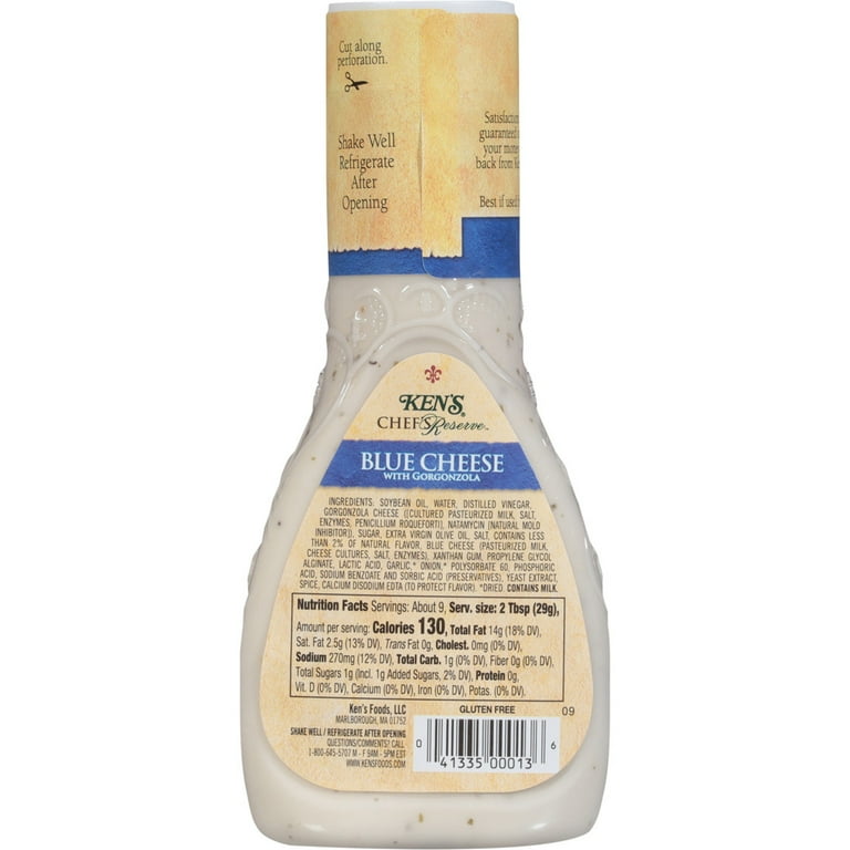 Ken's Steak House Blue Cheese with Gorgonzola Dressing - 9 fl oz
