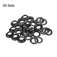 thumbnail image 5 of Uxcell 50 Sets 12mm 1/2" Hole Copper Grommets Eyelets Black for Fabric Leather Canvas Curtain Clothing, 5 of 6