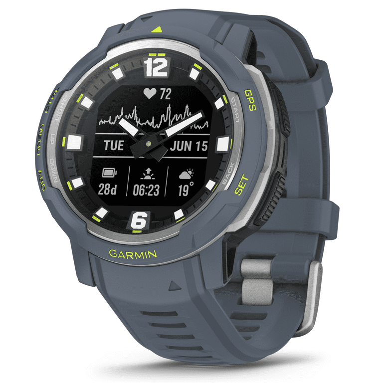 Garmin Instinct Crossover, Rugged Hybrid Smartwatch, Analog Garmin Instinct Crossover, Rugged Hybrid Smartwatch, Analog