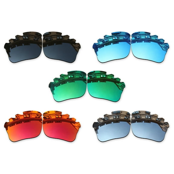 Vonxyz 5 Pack Polarized Replacement Lenses for Oakley Flak Jacket XLJ Vented Sunglasses