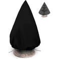thumbnail image 1 of Garden Fountain Cover Tree Shape Reusable Drawstring CoverBlack, 1 of 5