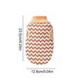thumbnail image 3 of weibbin Polyester Exfoliating Bath Glove Soft Textured Shower Scrubber for Body Cleansing Red 9.3x5in, 3 of 6