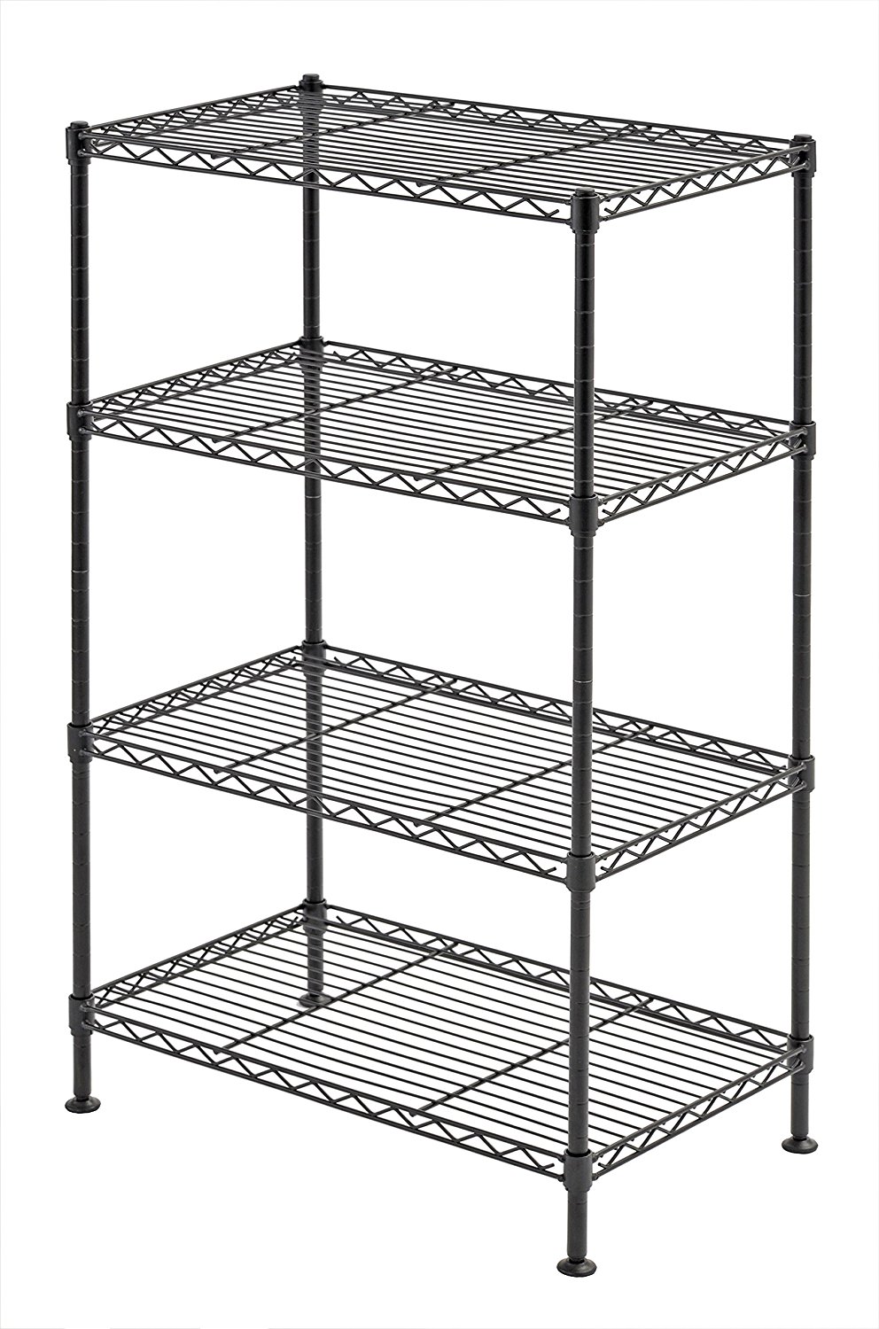 lowes storage racks on Lee Ws201232 B Industrial Welded Wire Shelving 20 Width X 32 Height X 12 Depth Black Shelving Black Mws481874b Wire Unit Capacity Shelves 6tier Lock Muscle 1618 By Sandusky Walmart Com Walmart Com