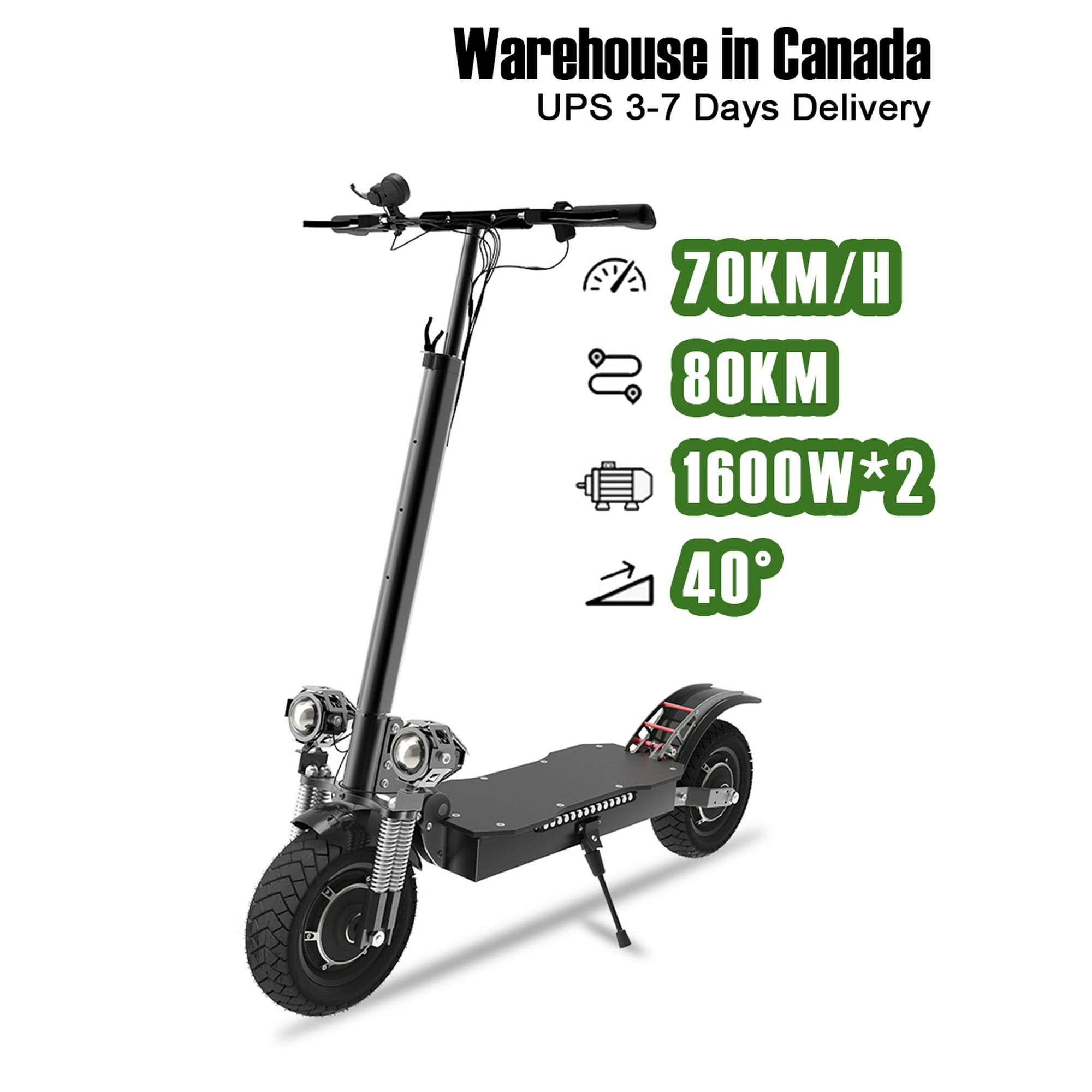 AJOOS X750 Scooter électrique adultes 52v 1600w moteur arrière 3 vitesses 60 km/h 75 km E Scooter avec A