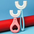 thumbnail image 4 of Children'S Toothbrush U Silicone Toothbrush Mouth-Cleaning Manual Cartoon Pattern Hand-Held 2-12 And 6-12 Years Old, 4 of 8