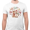 thumbnail image 2 of Singing Snowman and Reindeer Shirt Unisex Medium White, 2 of 5