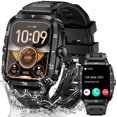 thumbnail image 1 of Smartwatch Erosados Militar con pantalla de 1,96" y resistencia al agua 3 ATM, 1 of 7