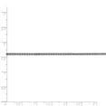 thumbnail image 5 of 14K White Gold 1.4mm Solid Diamond Cut Spiga Chain 18 Inch, 5 of 5