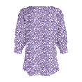 thumbnail image 5 of Godom Women's Casual 3/4 Sleeve T-Shirts Round Neck Cute Tunic Tops Basic Tees Blouses Business Work Tee Top, 5 of 5