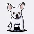 thumbnail image 2 of CafePress - White Frenchie Mousepad - Non-slip Rubber Mousepad, Gaming Mouse Pad, 2 of 5
