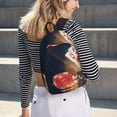 thumbnail image 5 of Vsdgher Poker Chips Print Canvas Backpack Travel Rucksack Unisex Knapsack 15.7/17.7Inch Laptop Backpack for Work,College-Small, 5 of 5