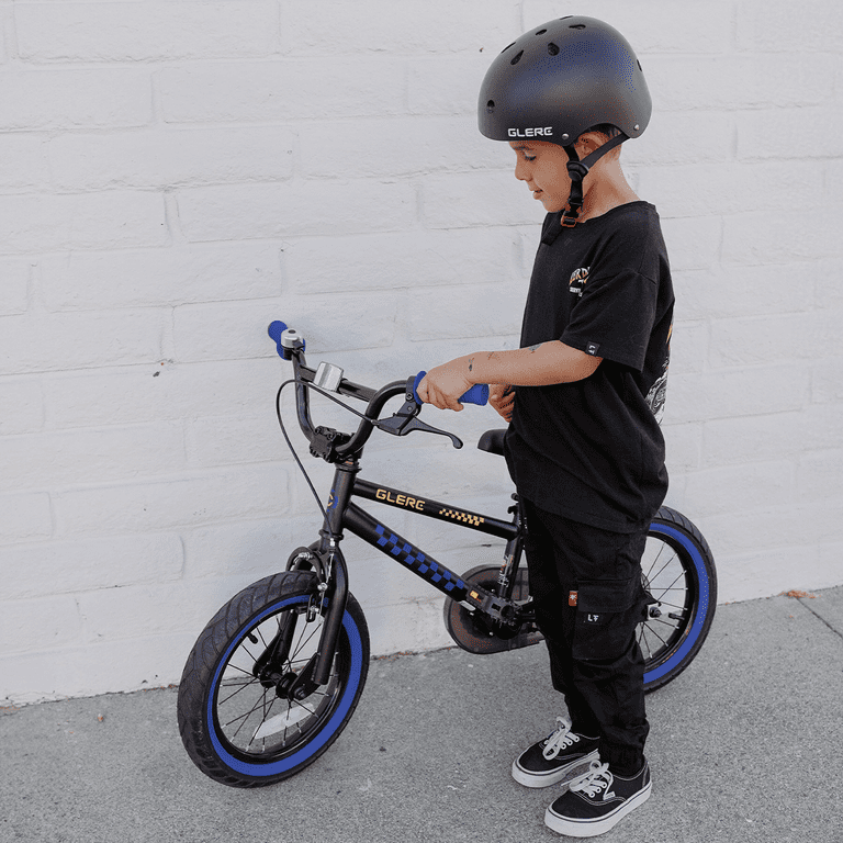 Glerc NuNu 16 Inch Kids Bike BMX Style for 4 5 6 7 8 Years