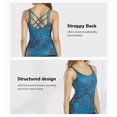 thumbnail image 3 of Everyday Yoga Tie Dye Radiant Strappy Back Support Tank, Scoop Neck, Sleeveless, Casual (Women’s), 3 of 8