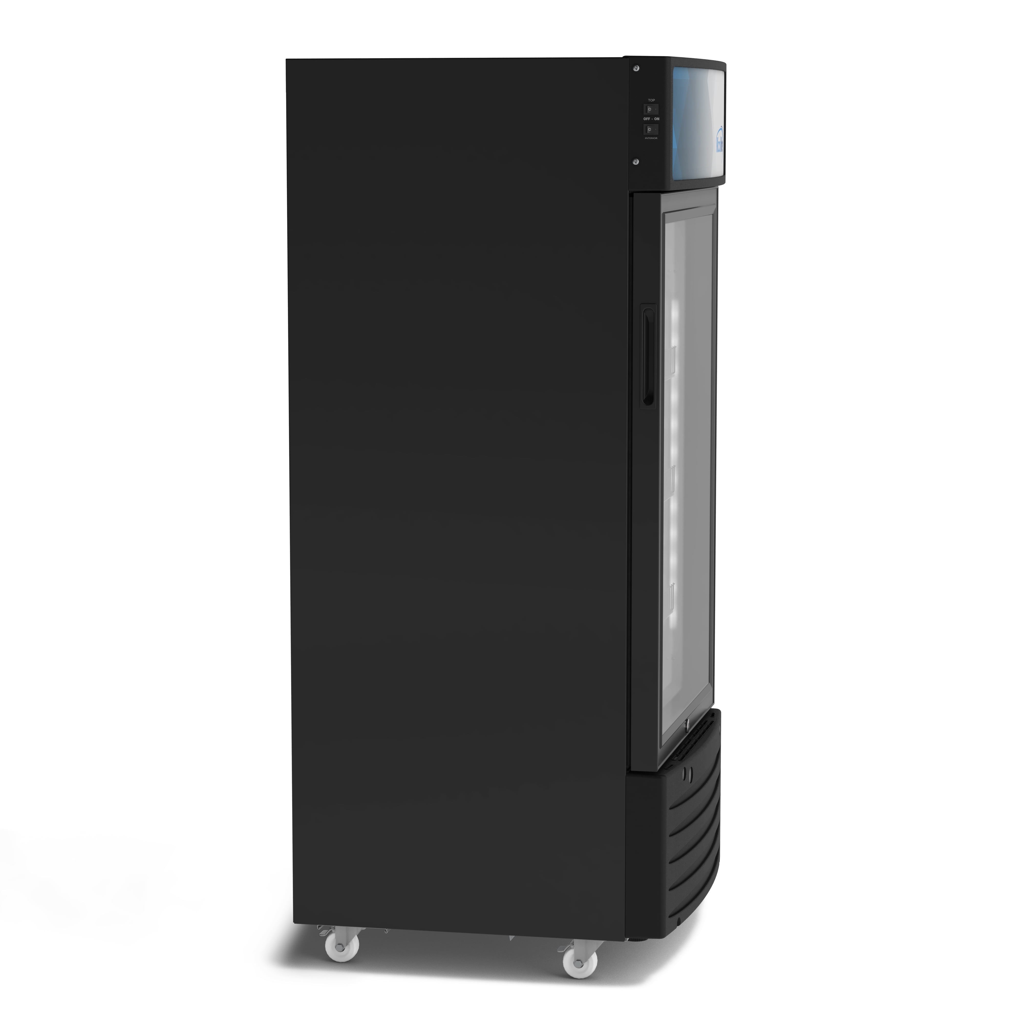 6 cu. ft. One Glass Door Commercial Display Merchandiser Refrigerator (KM-MDR-1D-6C)