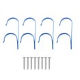 thumbnail image 2 of Pool Pole Hanger, Premium Aluminum Alloy, Multifunctional, Easy Installation, Compact Size, Suitable For Swimming Pool Accessories, Garden Tools, With Hook Fixing, 2 of 8