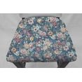 thumbnail image 2 of Rose Garden Dining Room Chair Back Covers or Seat Covers by Penny's Needful Things (Both Chair Back & Seat Cover) (20 W x 18 H CHAIR BACK) (Blue), 2 of 3