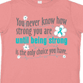 thumbnail image 4 of Inktastic Ovarian Cancer Being Strong Girls Toddler T-Shirt, 4 of 5