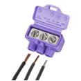 thumbnail image 4 of Conector de cables King Innovation 95135 morado, paquete de 100, 4 of 7