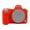 Red, variant on QKOO Soft Silicone Protective Case for Nikon Z6 / Z7