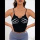 thumbnail image 4 of Camisola Corta Sin Mangas con Estampado de Calavera de Halloween para Mujer Negro L, 4 of 8