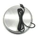 thumbnail image 1 of Base calefactora para bebedero de aves de corral, calentador de agua para pollos de acero inoxidable duradero, calentador de agua potable para aves, 38cm, 1 of 7