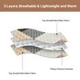thumbnail image 5 of Queen Size Quilt Set, 3-Piece Soft Warm Lightweight For All Season Quilt Bedspread Machine Washable Bedding Set with 2-Piece Pillow Shams, 90x90 inch, 5 of 7