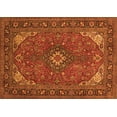 thumbnail image 1 of Ahgly Company Indoor Rectangle Medallion Orange Traditional Area Rugs, 3' x 5', 1 of 1