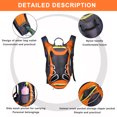 thumbnail image 3 of Mochila de ciclismo para exteriores, ligera y transpirable, para montañismo, para hombres y mujeres., 3 of 5