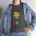thumbnail image 4 of DJH Apparel | Jamaican Lion Whap'em Inspirational Cultural Unisex T-Shirt, 4 of 5