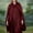 Wine, variant on Xysaqa Women's Woolen Hooded Ponchos Long Cape Coat Open Front Cardigan Cloak Outwear Jacket Coat