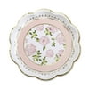 Tea Time Whimsy Paper Plates - Pink (Set of 8)