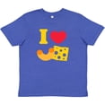 thumbnail image 3 of Inktastic I Heart Mac and Cheese Youth T-Shirt, 3 of 5