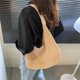 thumbnail image 4 of Sywqhk Bolso De Hombro Hueco Tejido Bolsas De Compras De Viaje De Playa De Hombro Grande (Beige) Sywqhk Para estrenar, 4 of 9