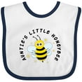 thumbnail image 3 of Inktastic Auntie's Little Honeybee Boys or Girls Baby Bib, 3 of 4