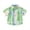 Green, variant on Toddler Boys Short Sleeve Shirt Button Down Striped Tees Shirt Toddler Baby Boys Beach Holidays Outwear Tops Clothes